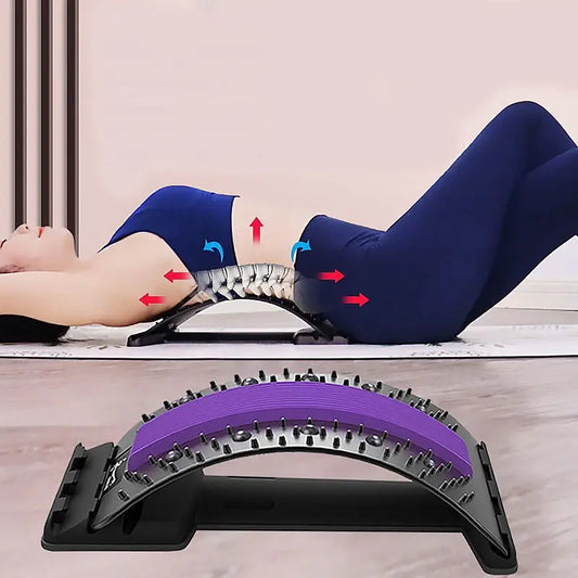 massage femme sexy de la taille et de la colonne vertébrale, dispositif de relaxation, soutien du dos, civière de posture, fitness, instituts